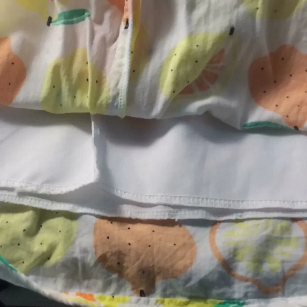 Lemon & Orange cotton dress 2/3T 17” long 10”waist